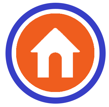 Logo de una casa de la pagina central con colores de Repuestos Zega.
